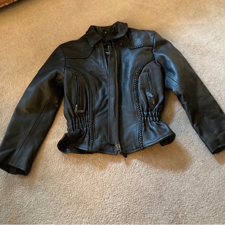 Sexy Black Leather Motorcycle Jacket